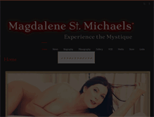 Tablet Screenshot of magdalenefansite.com